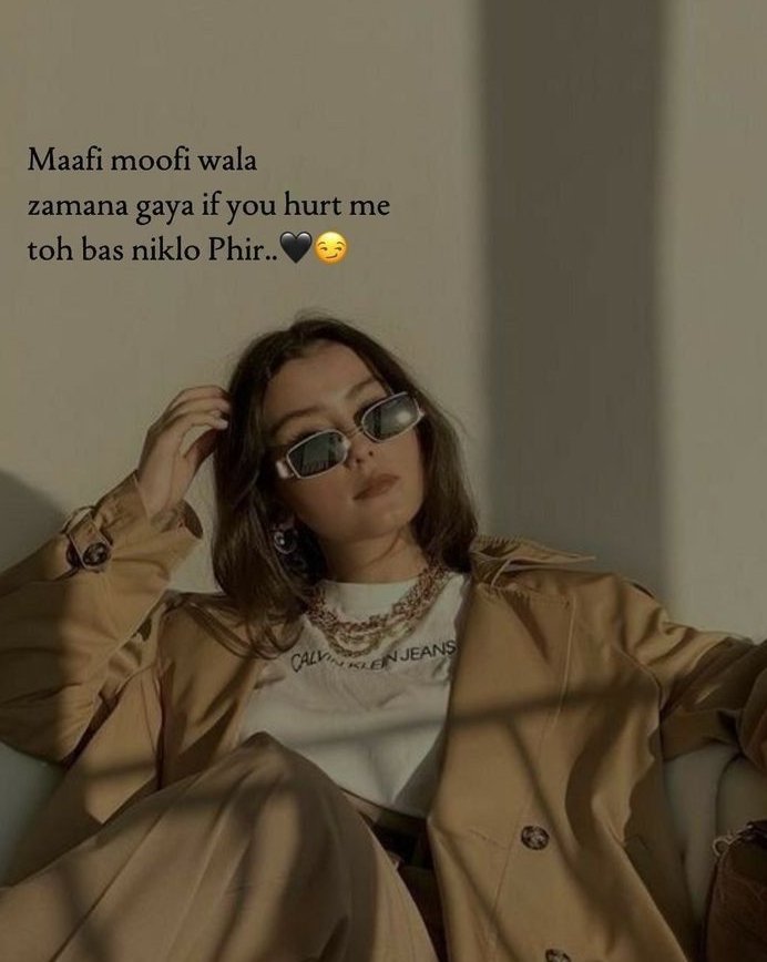 Best 2 line attitude shayari in english for boys & girls